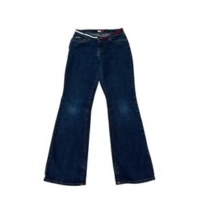 Tommy Hilfiger Girl's Size 14 Vintage 1990's Denim Jeans Bootcut Accent Waist